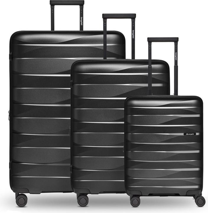 Produktbild Bergpfeil Travel 4-Rollen Kofferset 3-tlg. mit Dehnfalte (228 l, XL (ab 115l))