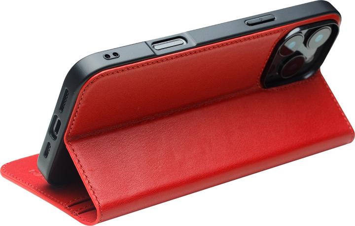 Actual product image QiAlino Flip Matt Wallet case (Apple iPhone 16 Pro Max)
