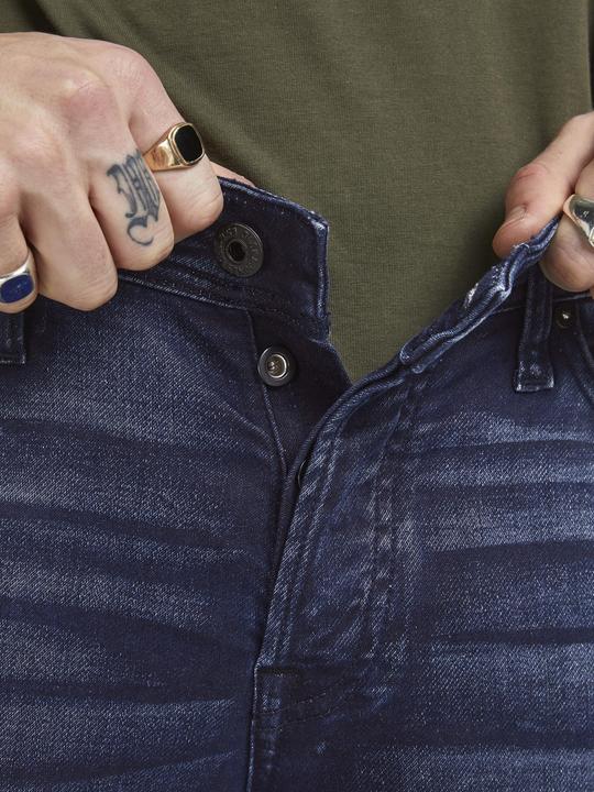 Actual product image Jack & Jones Mike Original JOS 597 Indigo Knit Comfort Fit Jeans (W29/L30)
