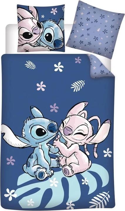 Image du produit Aymax DISNEY - Parure de lit 140x200cm 65x65cm - Stitch et Angel