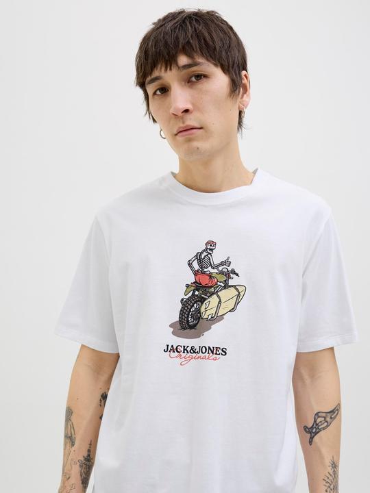 Image du produit Jack & Jones Gedruckt Rundhalsausschnitt T-shirt T-shirt (XL)