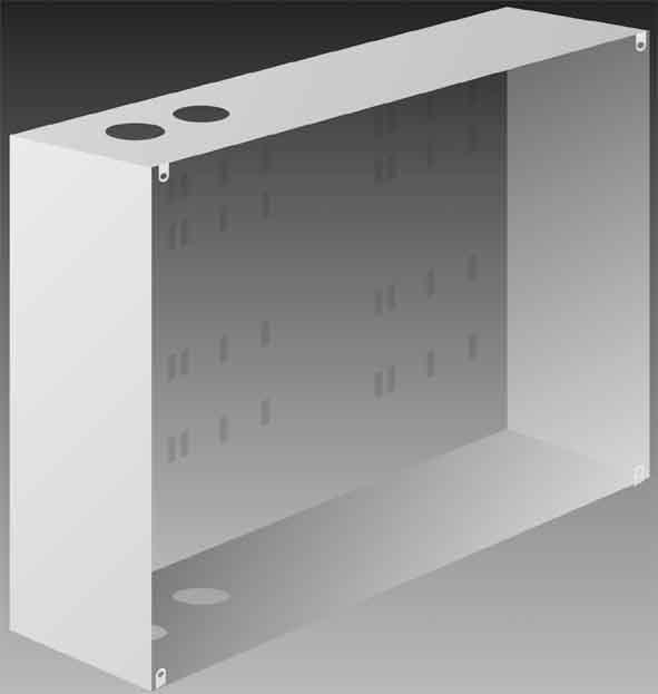 Produktbild Urmet GRO UPK834/844 UP-Kasten 7/8FlÃ¤chentaster 2Reihen 124x185x50