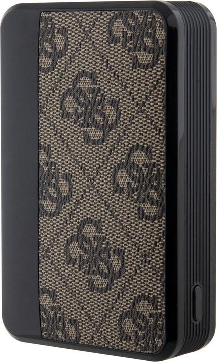 Produktbild Guess Powerbank 18W GUPB10DP4GEGW 10000mAh brązowy/brown 4G Leather Metal Logo (10000 mAh, 18 W)