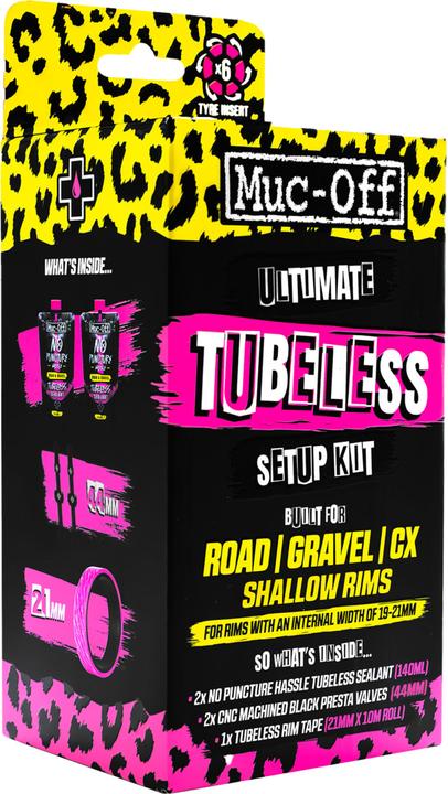 Actual product image Muc-Off Ultimate Tubeless Kit - Road 44mm