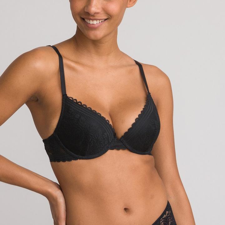 Produktbild La Redoute Collections Push-up-BH aus Recycling-Spitze (80 C)