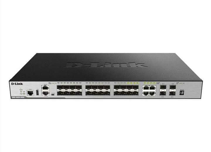 Produktbild D-Link 28-P LAYER 3 FIBER 1G SWITCH (28 Ports)