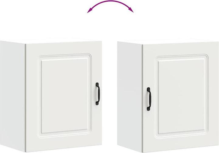 Immagine prodotto VidaXL Pensili da cucina 2 pezzi. Parete attrezzata Kalmar White in legno Cucina (50 x 31 x 60 cm)
