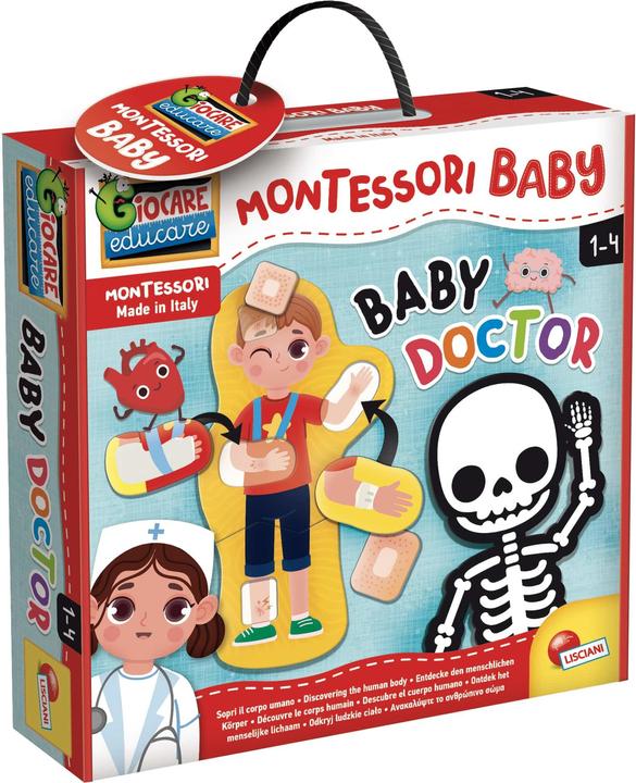 Actual product image Lisciani Montessori Playbox Baby Little Doctor (Italian)