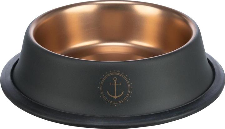 Produktbild Trixie Edelstahlnapf BE NORDIC 0.2 l, ø 15 cm, Schwarz/Bronze (0.20 l)