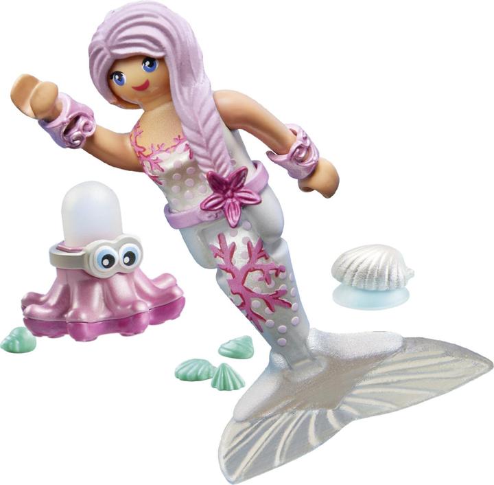 Produktbild Playmobil Meerjungfrau mit Spritzkrake (71477, Playmobil Special Plus)