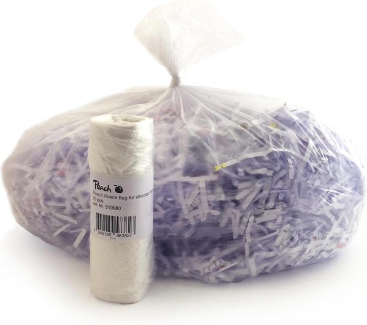 Peach Abfallbeutel Aktenvernichter (50 x, 50 l)