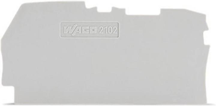 Image du produit Wago 2102-1291 Plaque intermédiaire de fermeture 100 pces (Bornier)