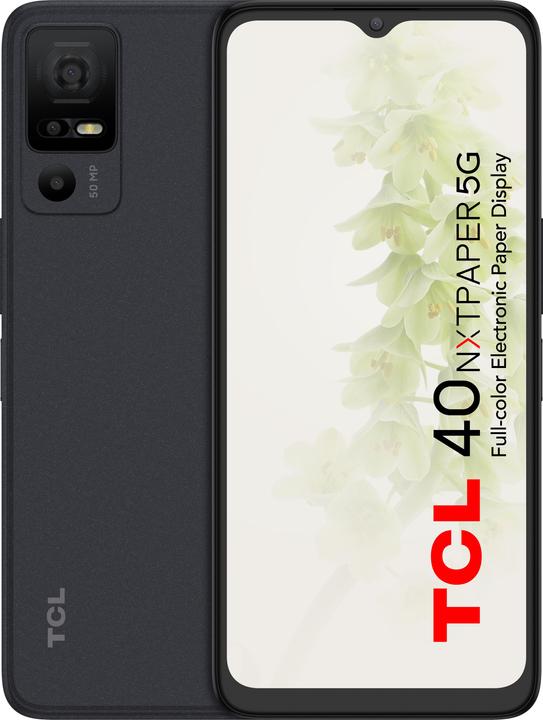 Produktbild TCL 40 NxtPaper 5G (256 GB, Starlight Black, 6.60", Hybrid Dual SIM, 50 Mpx, 5G)