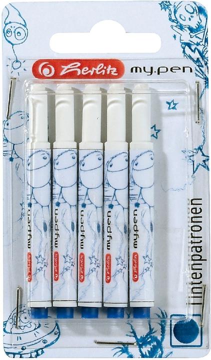 Image du produit Herlitz 10999852 - Bleu - Multicolore - Stylo plume - 5 pièce(s) - 19800 pièce(s) (Bleu)