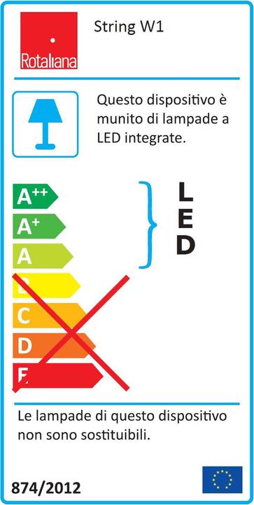 Label énergétique Rotaliana Chaîne W1