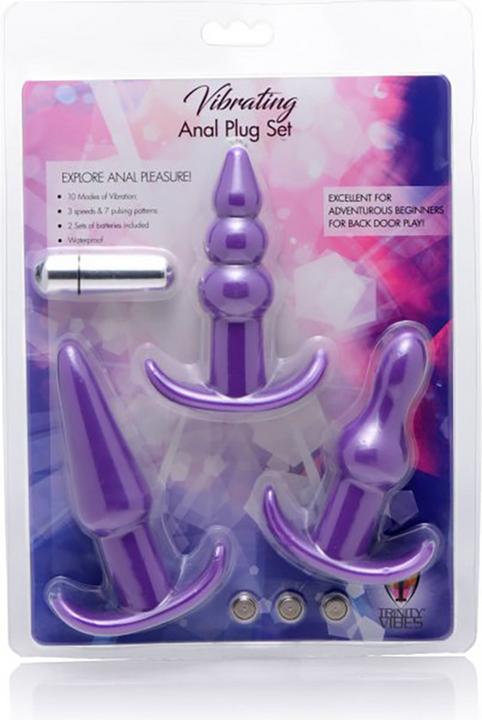 Image du produit Pipedream 4 pièces Vibrating Anal Plug Set