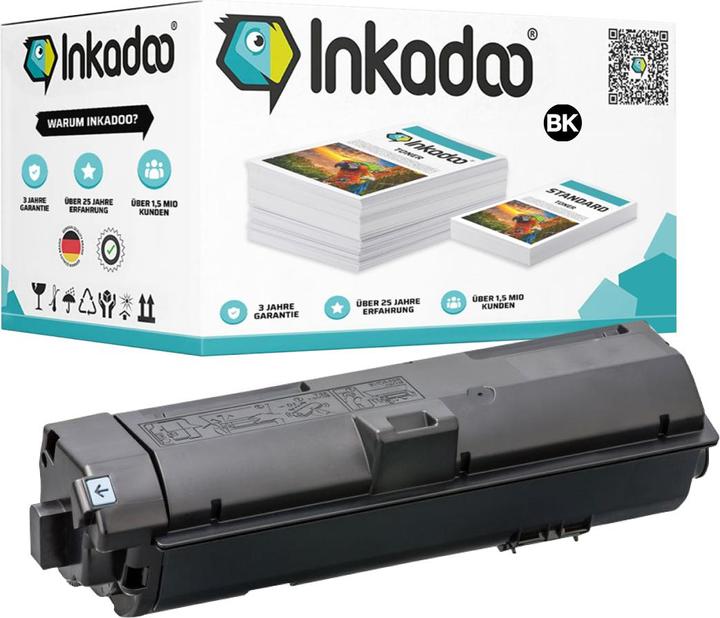 Produktbild Inkadoo Toner kompatibel zu Kyocera 1T02RV0NL0 / TK-1150 XL Toner, schwarz Schwarz (BK)