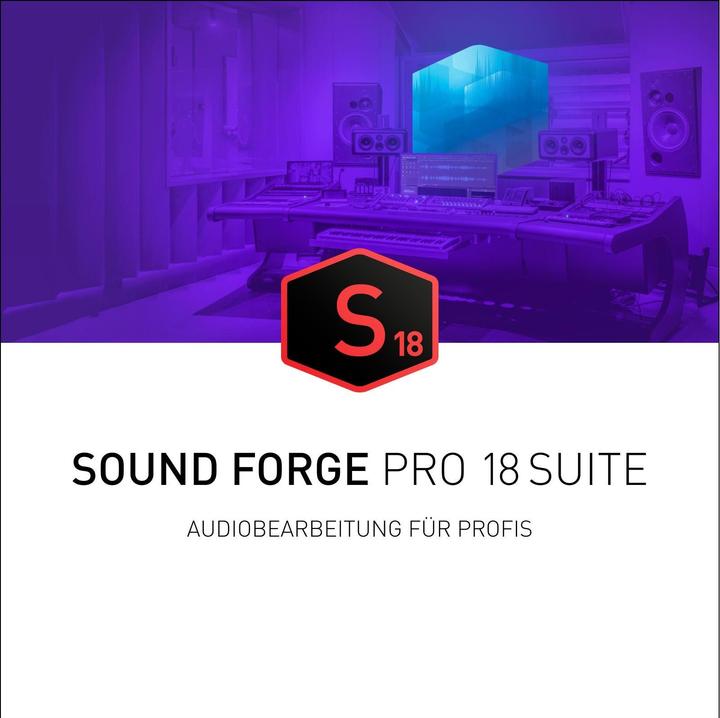 Magix SOUND FORGE Pro 18 Suite Download Code (1 User, 1 Geräte/User, unbegrenzt)