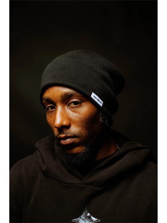 Actual product image Disorder Tag Flip Beanie