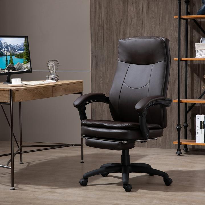 Produktbild Vinsetto Bürostuhl mit Fussstütze