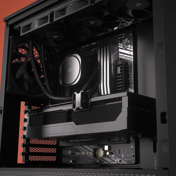 Produktbild Corsair Geh Midi FRAME 4000D RS Mid-Tower, Black (mATX, Mini-ITX, ATX, E-ATX)