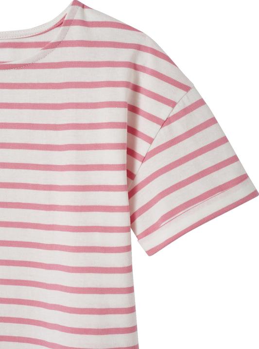 Produktbild Vertbaudet Geringeltes Mädchen T-Shirt mit Recycling-Baumwolle (146)