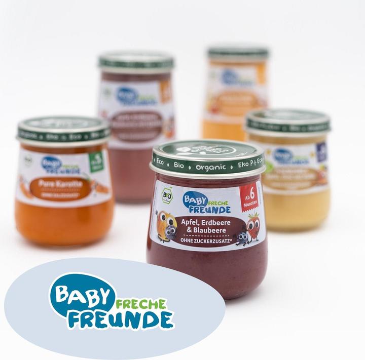Produktbild Freche Freunde Apfel Erdb Blaub 6M (120 g)