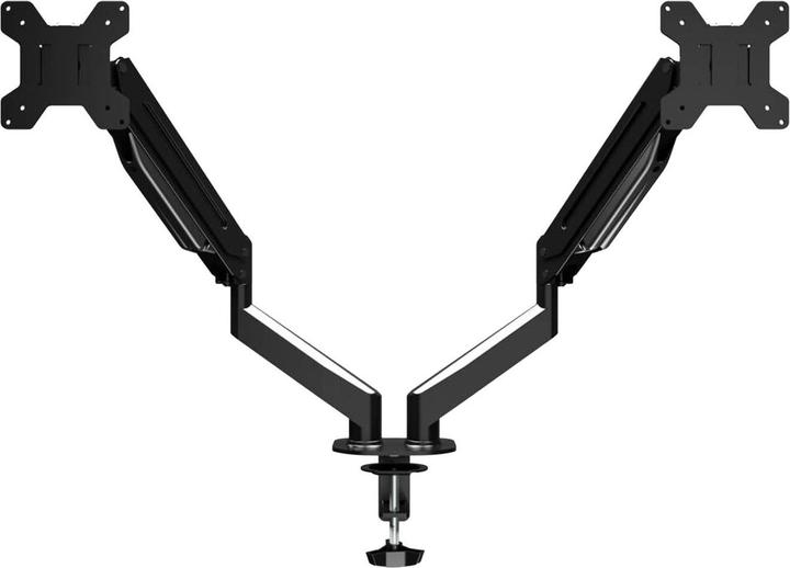 Actual product image Esperanza ERW020 Gas desk mount for two monitors 17-27" up to 6kg (Table, 27.01")