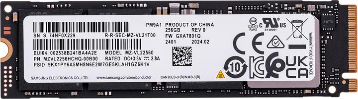 Produktbild Samsung PM9A1 (256 GB, M.2 2280)