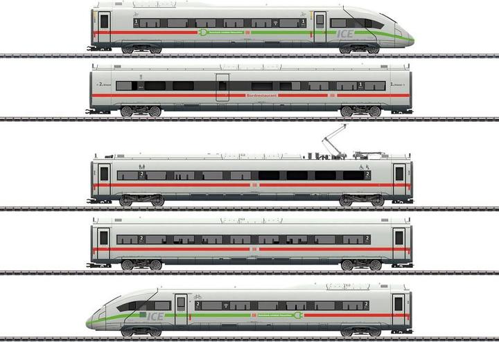 Actual product image Märklin 39716 H0 5-piece multiple unit ICE 4 BR 412/ 812 of the DB AG