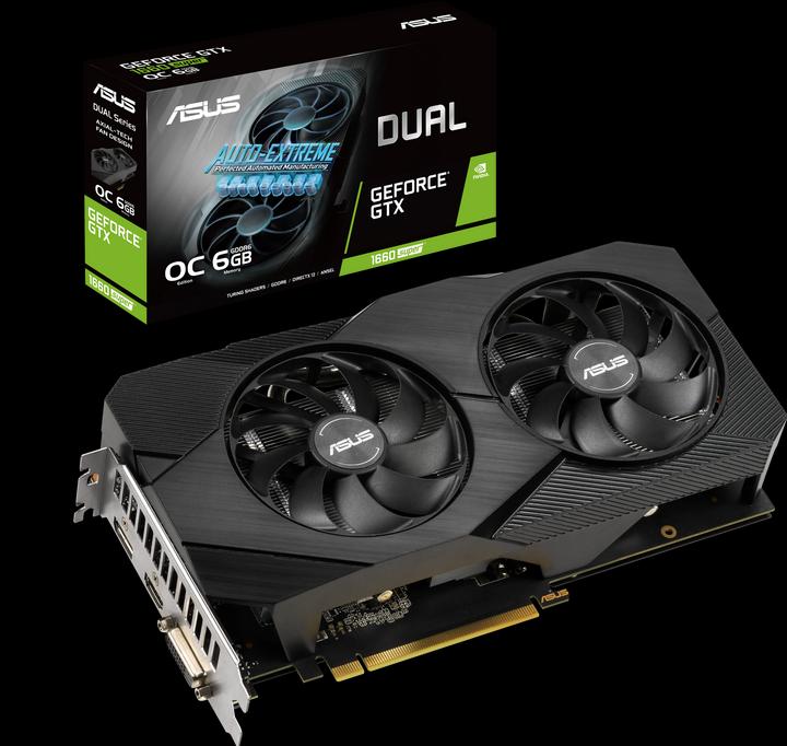Produktbild ASUS GeForce DUAL GTX1660S O6G EVO (6 GB)