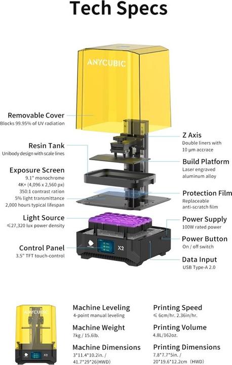 Immagine prodotto Anycubic Mono X2