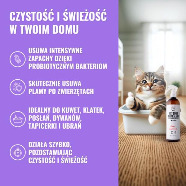 Image du produit Pets PET Neutralizator zapachów Odor Neutralizer 500ml (Chat, Rongeur, 500 ml)