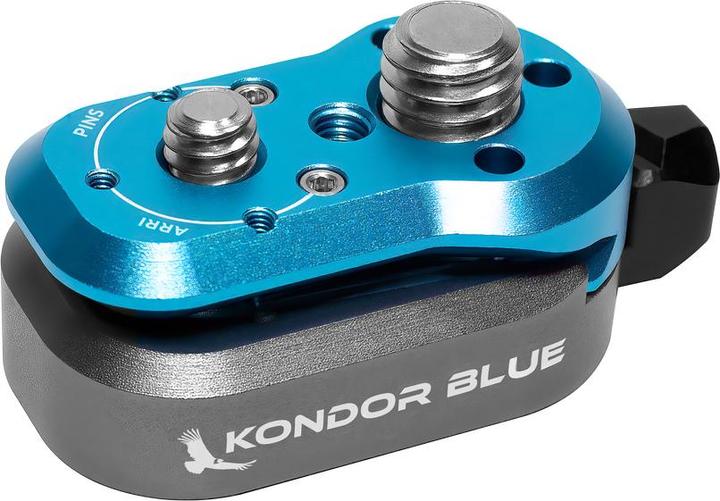 Image du produit Kondor Blue Mini Lock Quick Release Plates for Professional Camera Workflows (bleu condor)