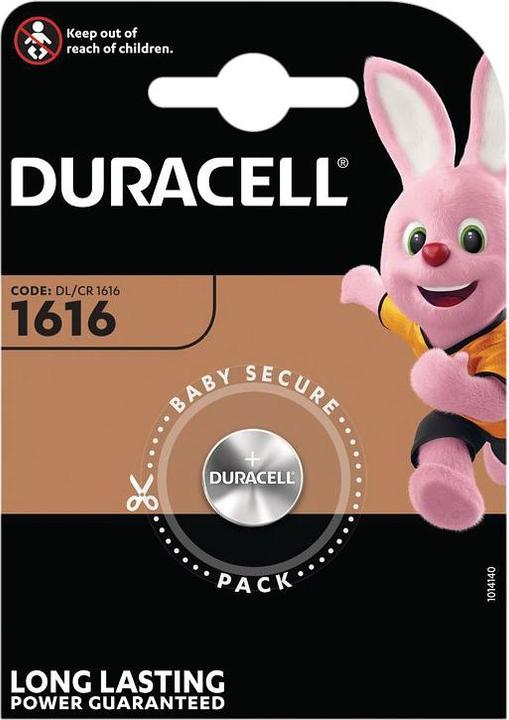 Actual product image Duracell Electronics (1 pcs., CR1616, 45 mAh)