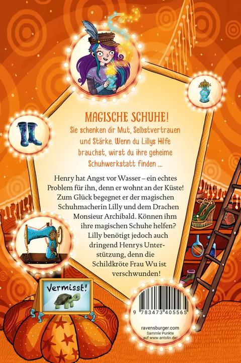 Produktbild Ravensburger Lillys magische Schuhe, Band 6: Die verschwundene Schildkröte (Deutsch, Usch Luhn, Alica Räth, 2022)