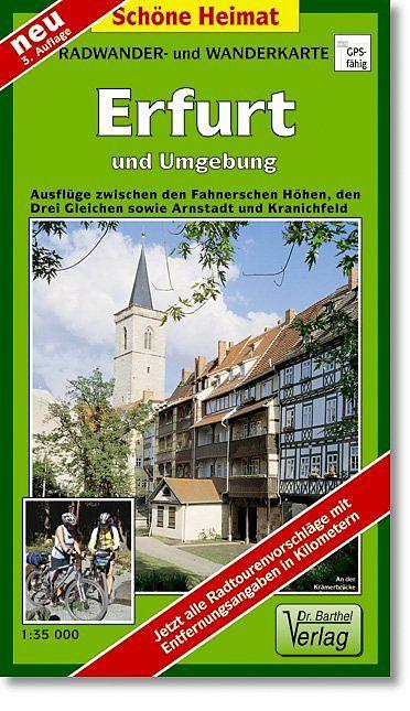 Produktbild Erfurt und Umgebung 1 : 35 000. Radwander- und Wanderkarte