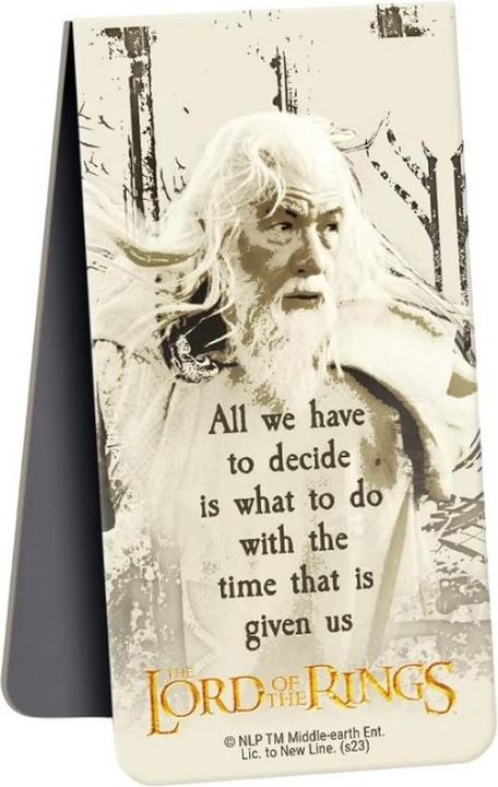 Actual product image Lord of the rings Gandalf Magnetic Bookmark