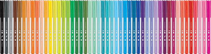 Actual product image Maped Felt tip pens OCEAN, medium, assorted colours, box of 48 pieces (Multicoloured, 48 x)