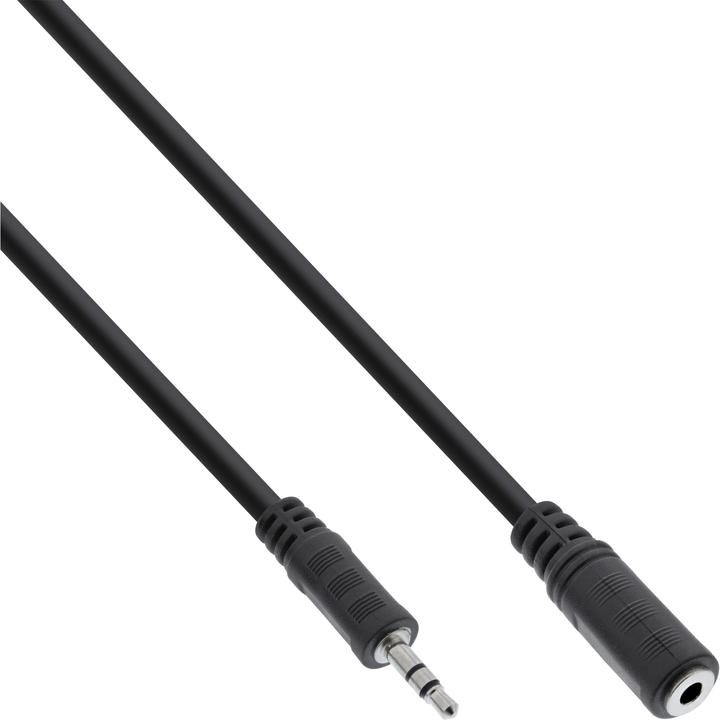 Produktbild InLine Klinke Verlängerung, 3,5mm Klinke St/Bu, Stereo (5 m, 3.5mm Klinke (AUX))