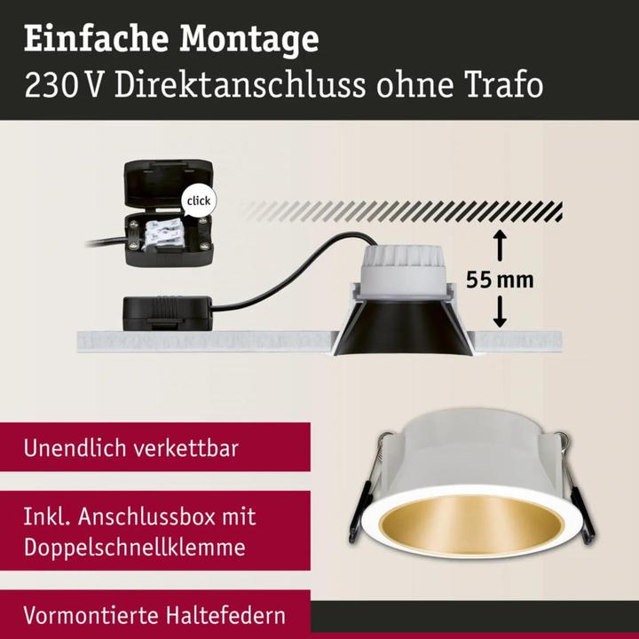 Actual product image Paulmann Recessed luminaire Cole Set (460 lm)