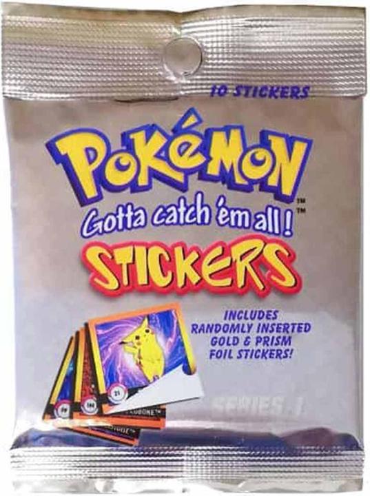 Immagine prodotto Pokémon Artbox 1999 Sticker Series 1 (Inglese, Pacchetto Booster)