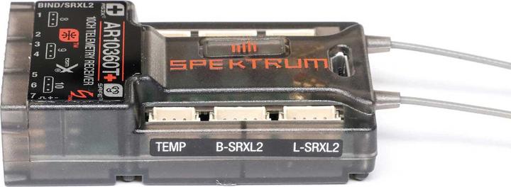 Actual product image AR10360T+ DSMX 10-Kanal AS3X+ & SAFE Telemetrie-Empfänger