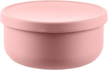 Zopa Silicone Bowl with Lid - Old Pink, 1 pc