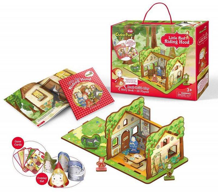 Image du produit Cubicfun 3D Puzzle - Petit chaperon rouge - Difficulty : 2/8 (35 pièces)