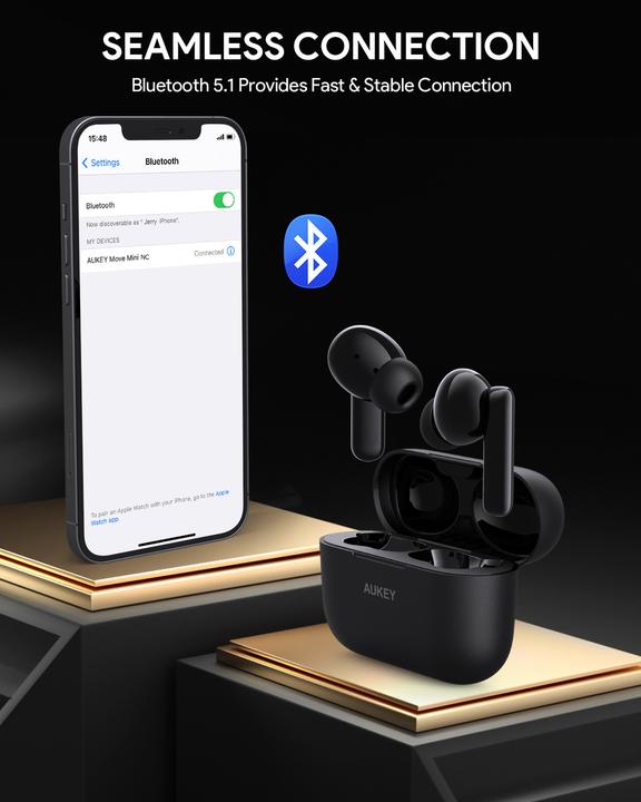Image du produit Aukey EP-M1NC (ANC, 6 h, Sans fil)