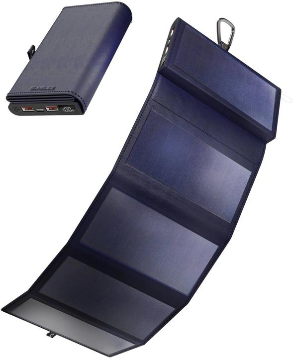 Produktbild Sunslice Tragbare Solar-Batterie 8W "Electron" (10000 mAh, 8 W, 20 Wh)