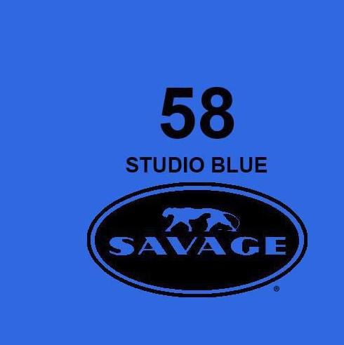 Produktbild Savage Hintergrundpapier studiobl 1.35x11m (135 cm, 1100 cm)