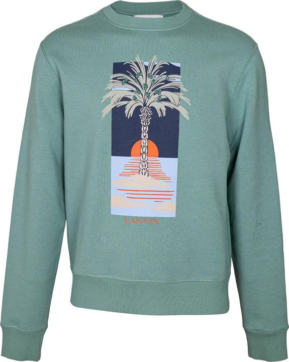 Actual product image Lanvin printed cotton sweatshirt (S)