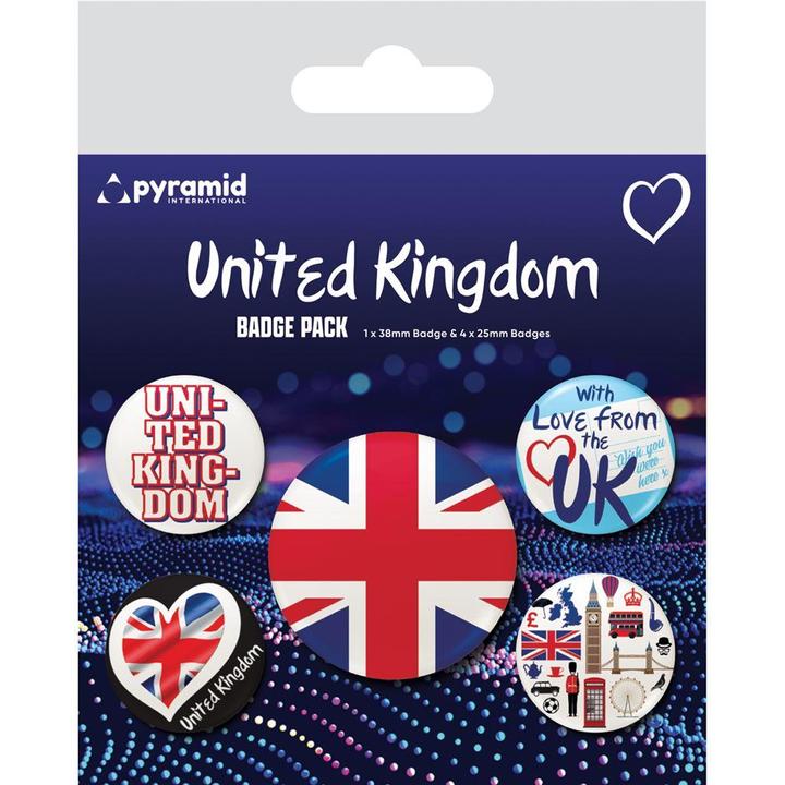 Pyramid Union Jack AnsteckerSet 5erPack